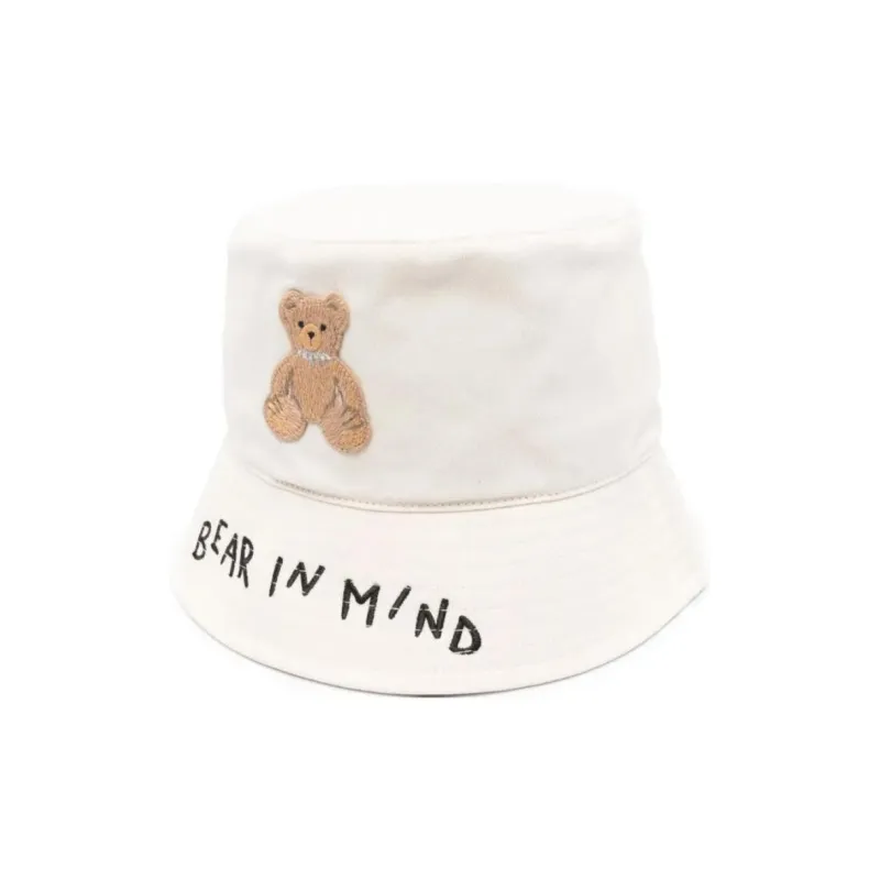 PALM ANGELS Bear In Mind Bucket Hat-0