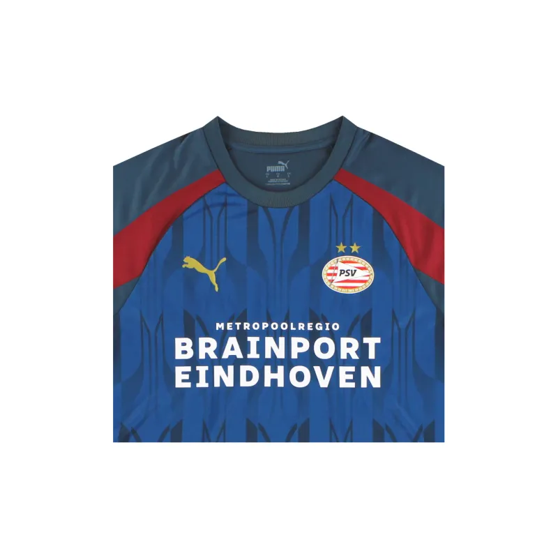 PUMA PSV Eindhoven 2023-24 Pre-Match Shirt Soccer Jerseys Men's Blue-1