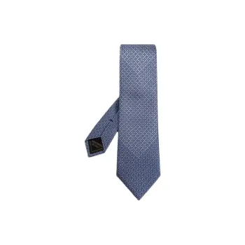 Brioni Geometric Pattern Silk Tie