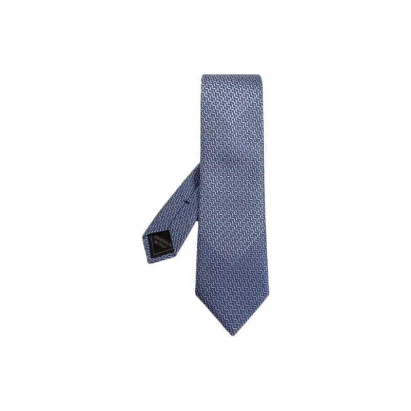 Brioni Geometric Pattern Silk Tie-0
