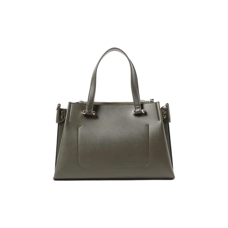 Beams Synthetic Leather Tote Bag, Shopping Bag, Shoulder Bag, Crossbody Bag, Handbag Women's Black/Brown/Olive Green-12