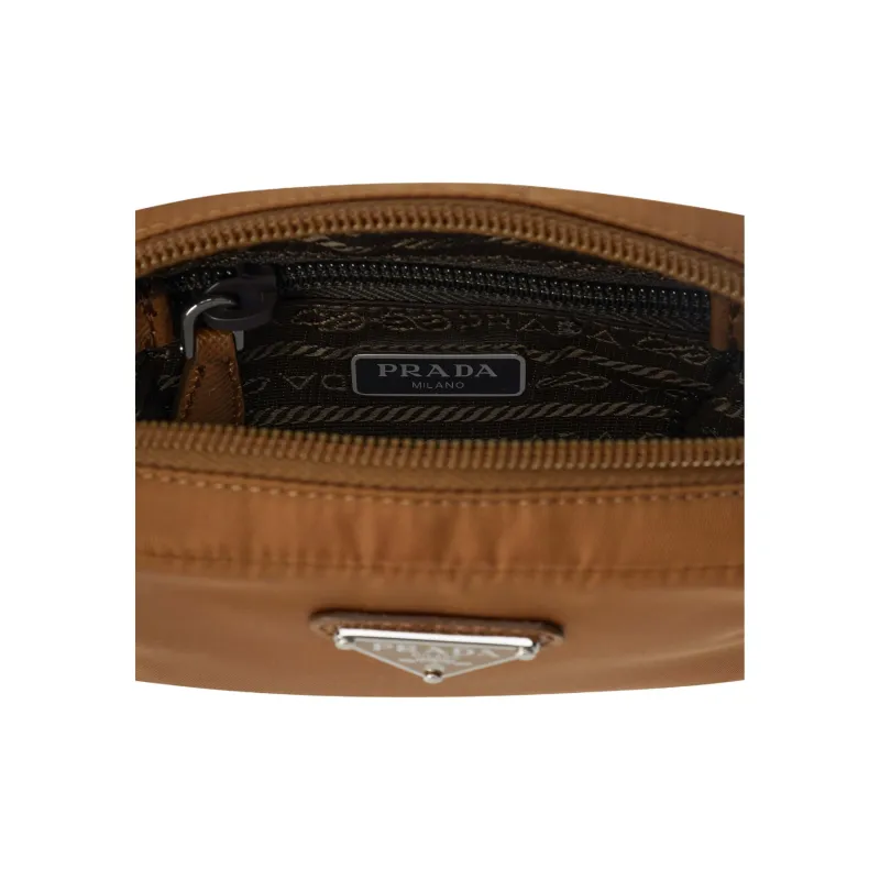 PRADA Re-Nylon Nylon Makeup Bag Men's Brown-3