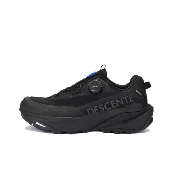 DESCENTE SKI STYLE Anti Slip And Wear Resistant Water Resistant Low Top Trekking Shoes Men's Black