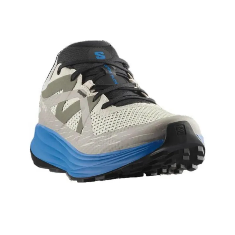 SALOMON ULTRA FLOW Anti-Slip Wear-Resistant Low-Top Running Shoes Men's Gray Blue-2