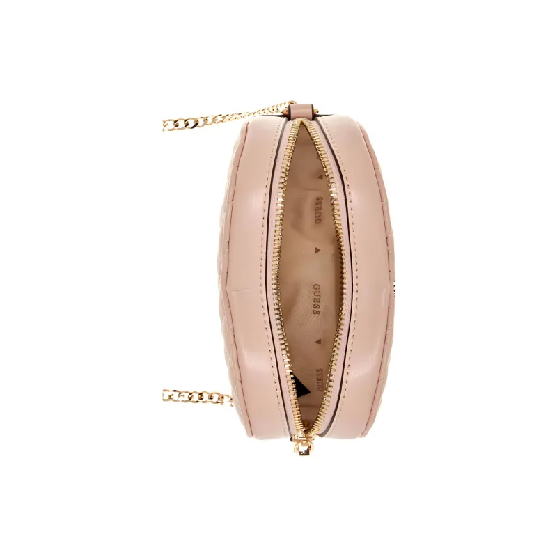 GUESS Litchi Grain Artificial Leather Handbag Shoulder Bag Crossbody Bag Regular Women's Light Pink-3