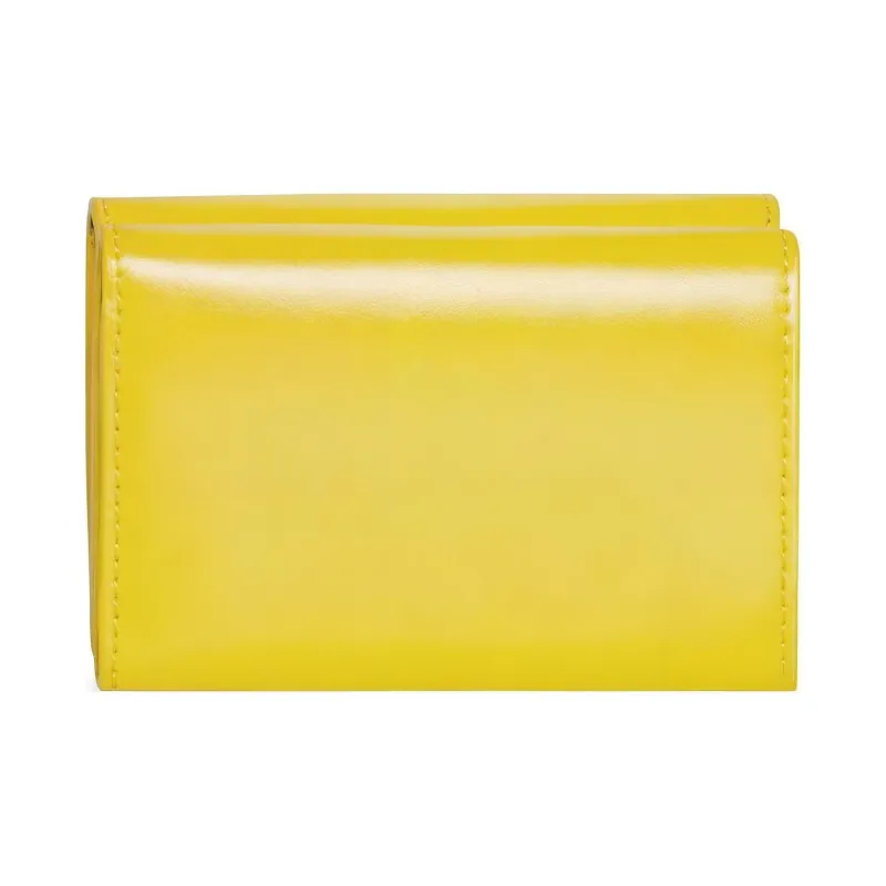Balenciaga Calfskin Card Holder Wallet Men's Yellow-1