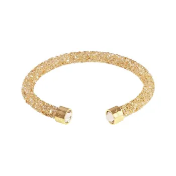 Swarovski Crystal Bangles Unisex Gold
