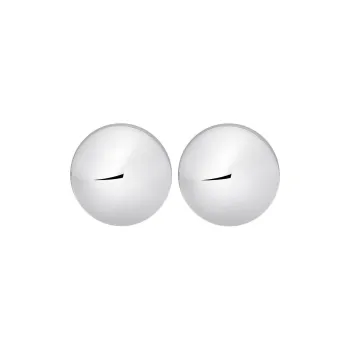 Givenchy Brass Stud Earrings Women's Silver