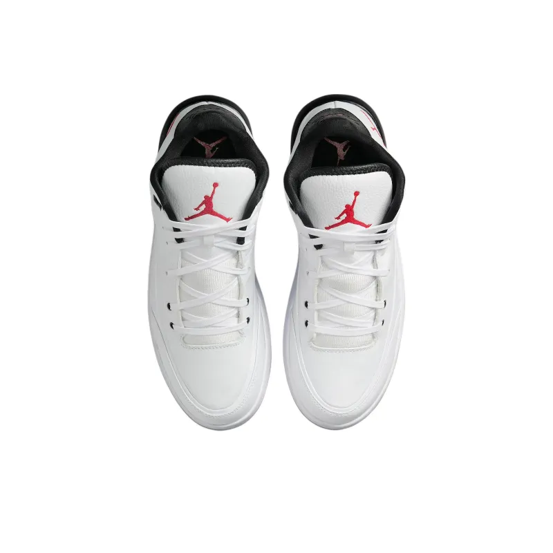 JORDAN Flight Origin 3 White Black Gym Red-3