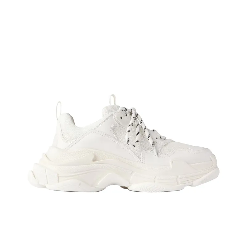 Balenciaga Triple S Low Top Casual Shoes Women's White-1