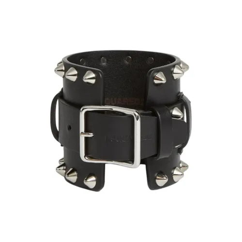 DSQUARED 2 Logo Engraved Spiked Stud Bracelet