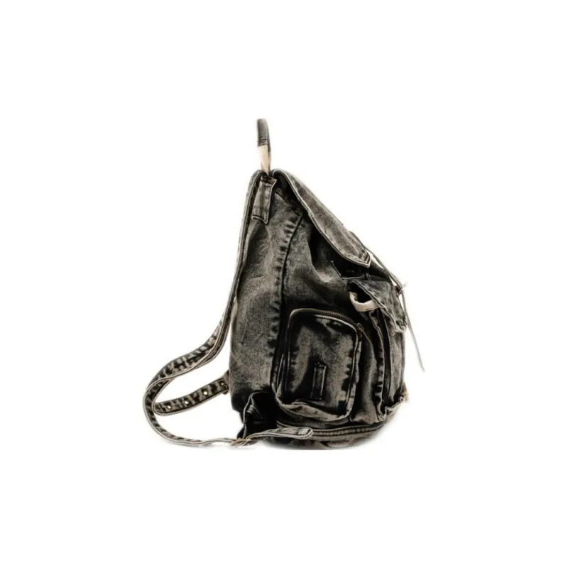 SMFK Cotton Backpack Large Size Unisex Nightfall Color-0