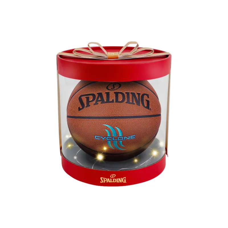 SPALDING Introductory Basketball Series PU Basketball Brown With Blue Text Size 7 Training Unisex-7