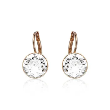 Swarovski Crystal, Electroplated Earrings Women's Gold