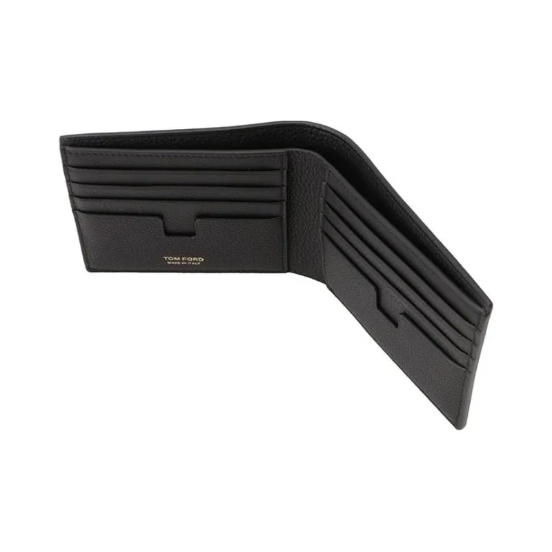 TOM FORD Leather Wallet Men's Black-3