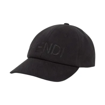 FENDI Logo Embroidered Baseball Cap