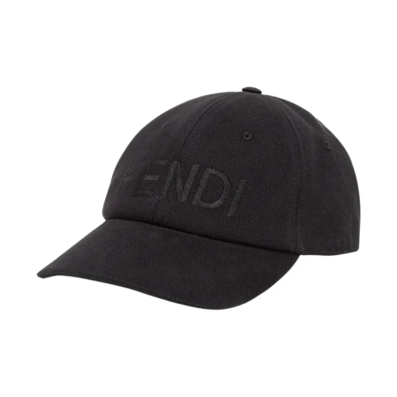 FENDI Logo Embroidered Baseball Cap-0