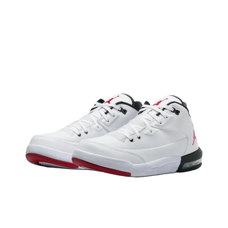 JORDAN Flight Origin 3 White Black Gym Red-2