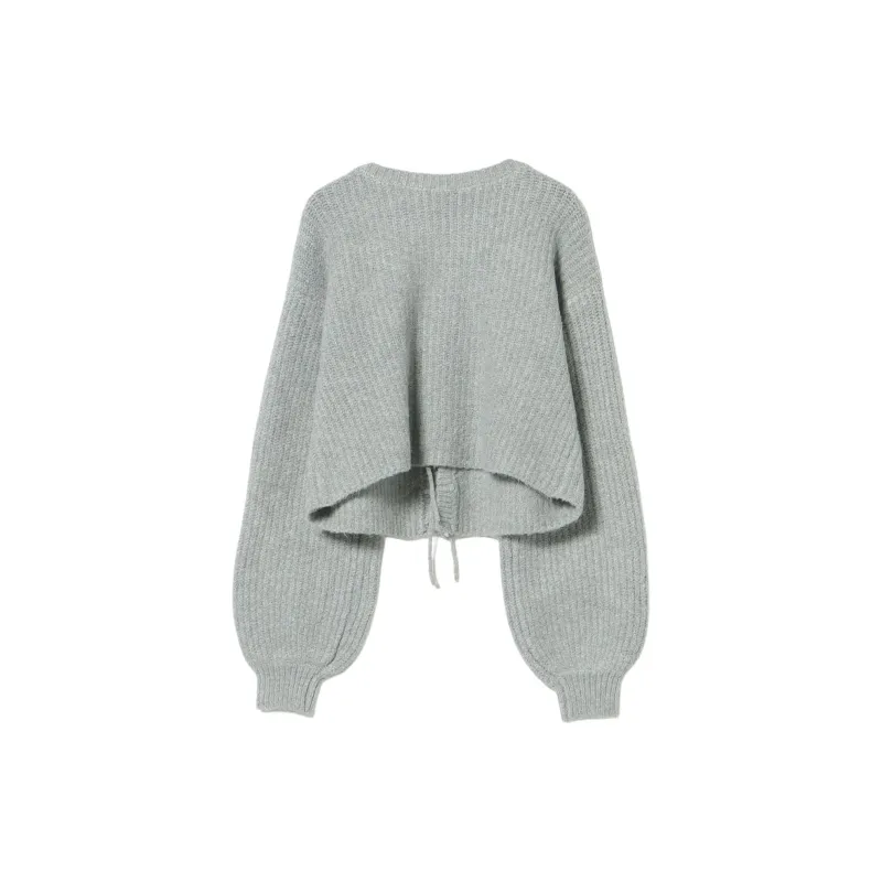 Beams Knitwear Women's Gray Blue-1