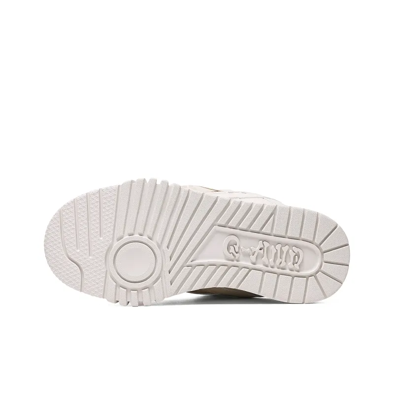 Q-AND Slip-Resistant Cushioning Height Increasing Low-Top Skateboard Shoes Unisex-6