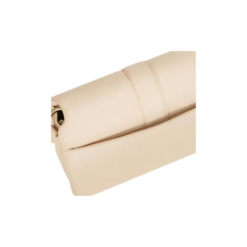 Furla Sofia Grainy Calfskin Shoulder Bag Crossbody Bag Handbag Regular Women's Beige-4