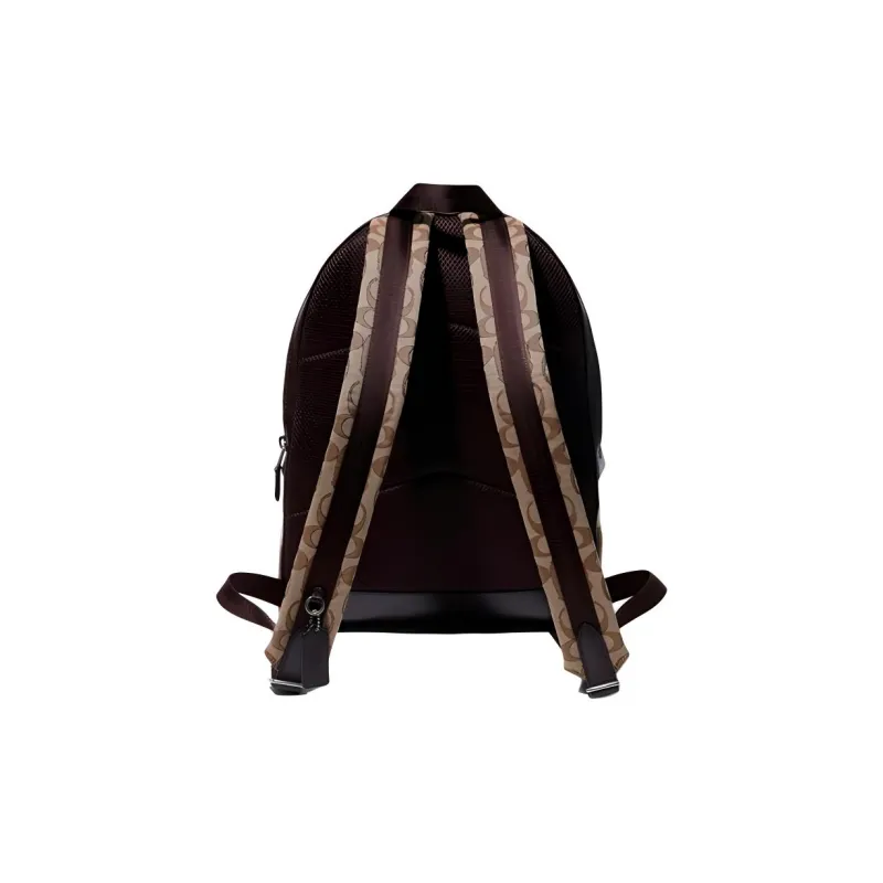 A BATHING APE COACH Collaboration Bape Cotton Backpack Men's Khaki-2