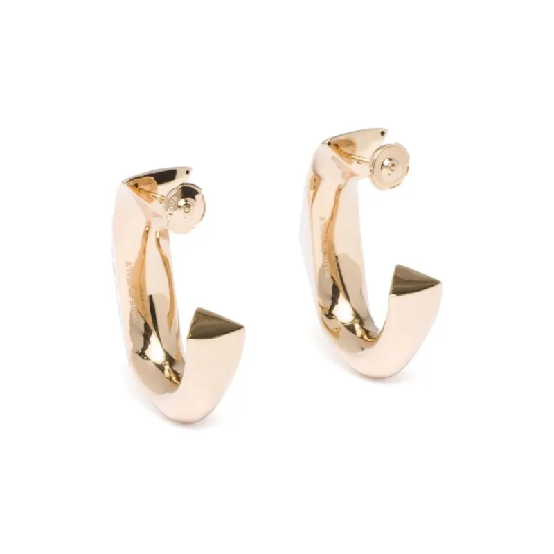 PRADA Gold Earrings Women's Gold-1
