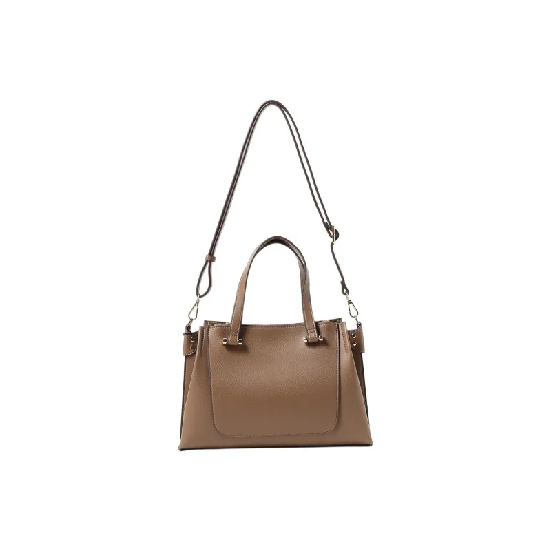 Beams Synthetic Leather Tote Bag, Shopping Bag, Shoulder Bag, Crossbody Bag, Handbag Women's Black/Brown/Olive Green-1