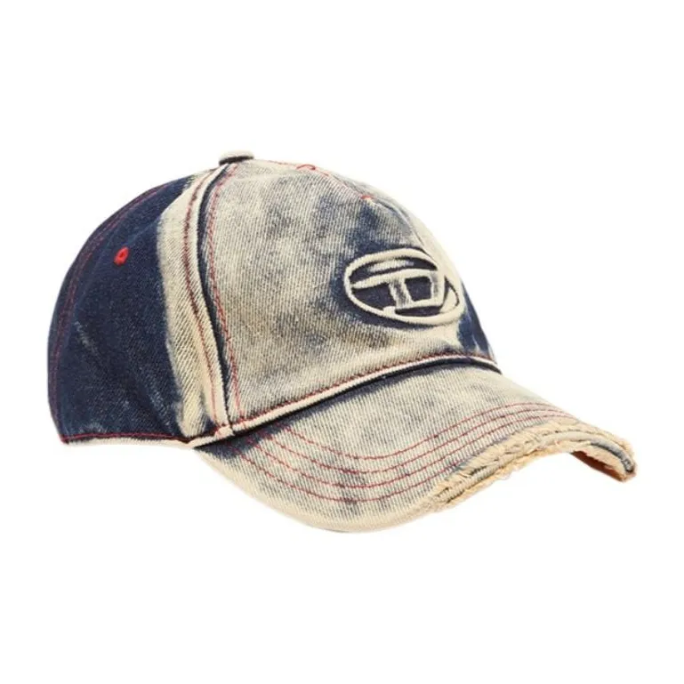 DIESEL Denim Baseball Caps Women's Blue-2