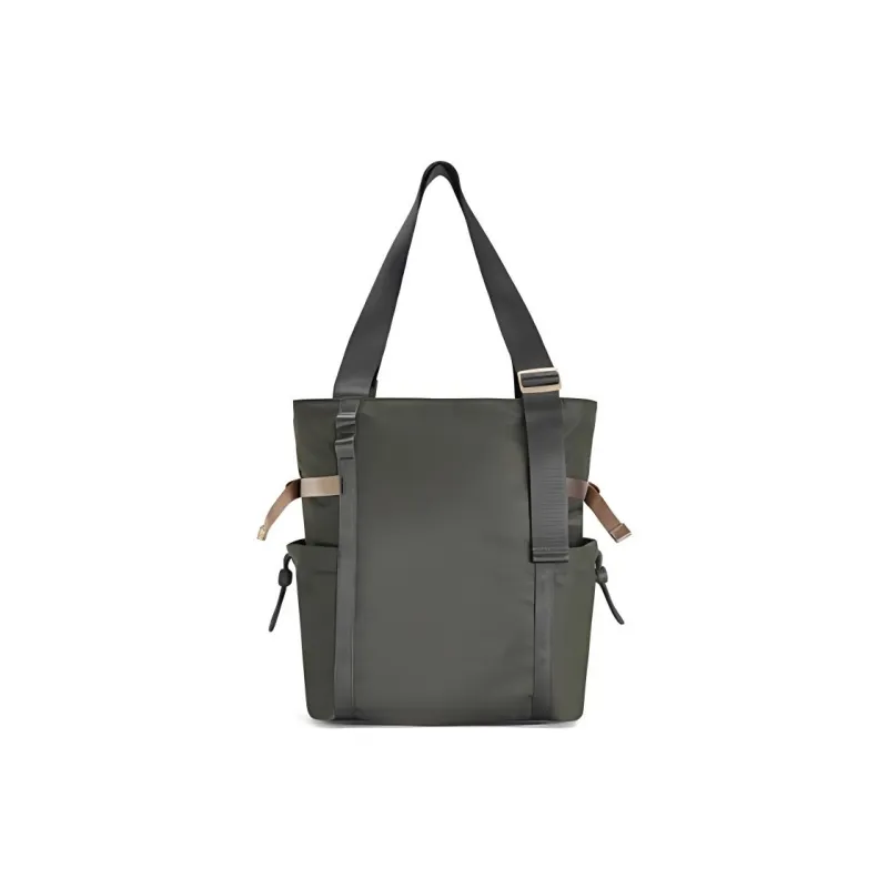 FILA Fabric Tote Bag, Shopping Bag, Handbag, Shoulder Bag Unisex Dark Gray Green-3