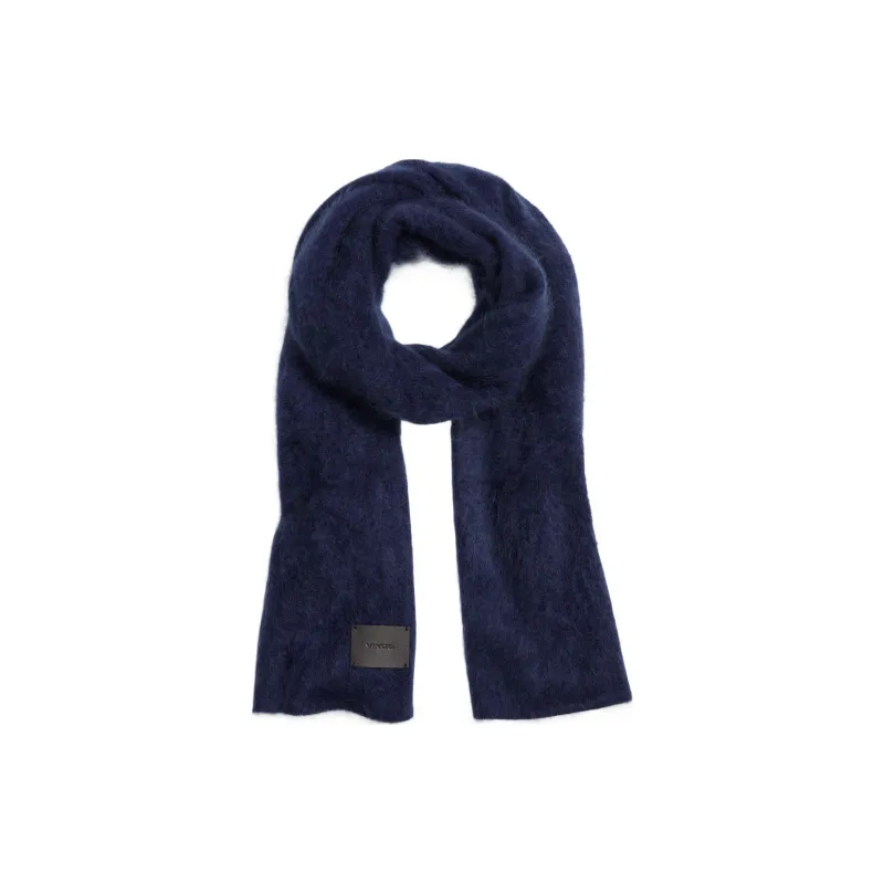VINCE Cashmere Knit Scarves Women's Blue-0