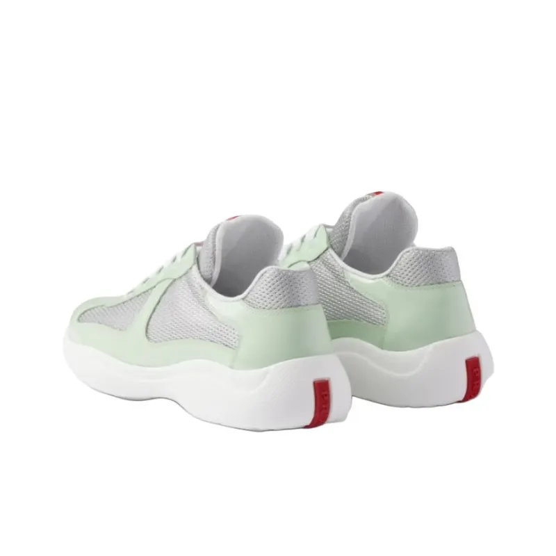 PRADA America's Cup Low-Top Casual Shoes Women's Green-4