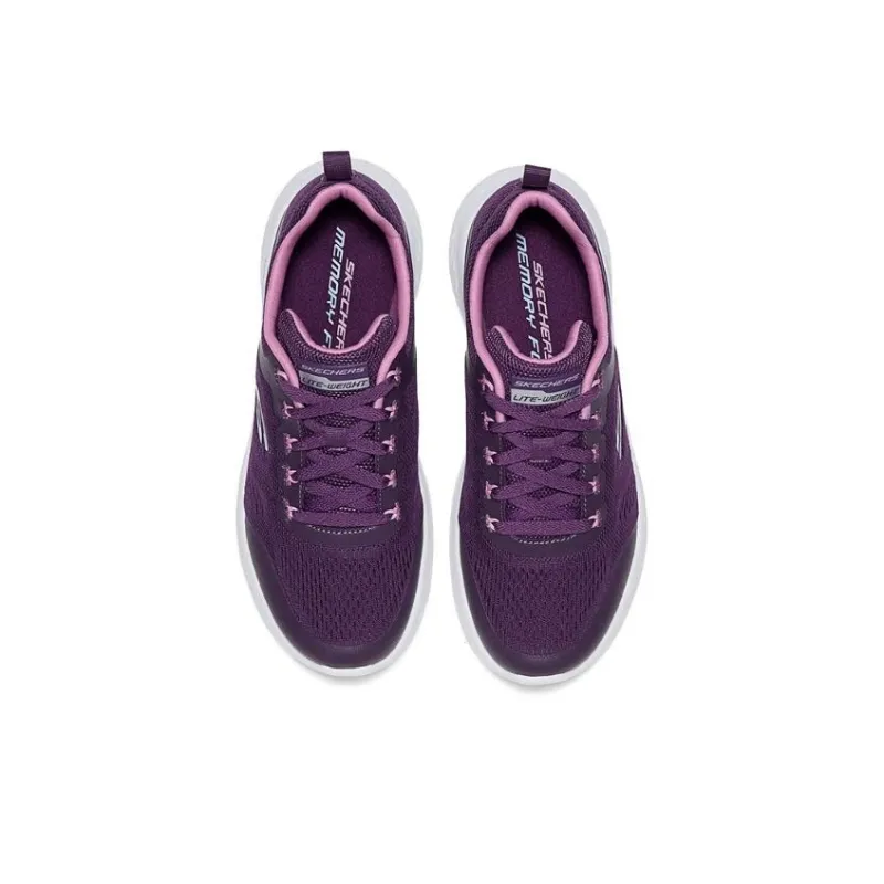 Skechers Women's GO Series Shock Absorbers Low Top Running Shoes Women's Dark Purple-3