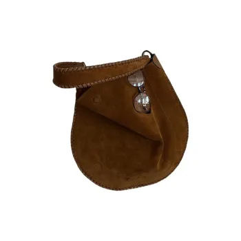 BEMIX PETS Suede Saddle Bags Shoulder Bags Regular Women's Yellow Brown
