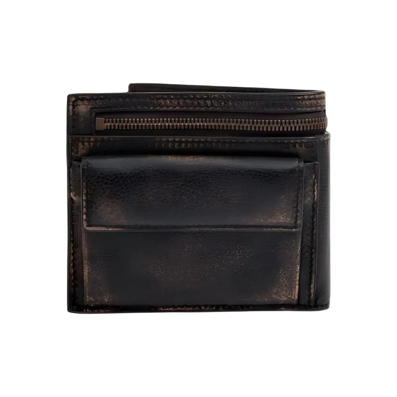 Balenciaga Vintage Effect Bifold Wallet-2