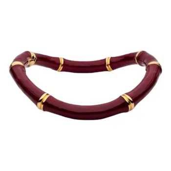 GUCCI Enamel, Metal, Aluminum Necklaces Unisex Red