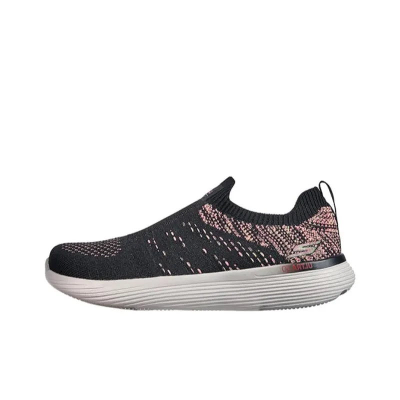 Skechers Go Run 400 V2 Cushioning Wear Resistant Low Top Casual Shoes Women's Black-0