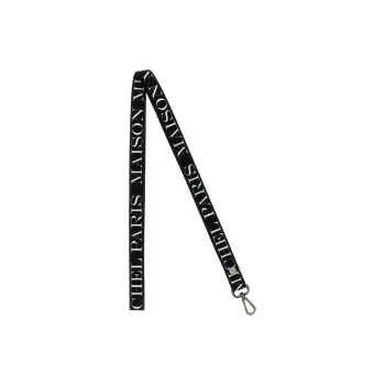 Maison Michel Martine Logo Shoulder Strap