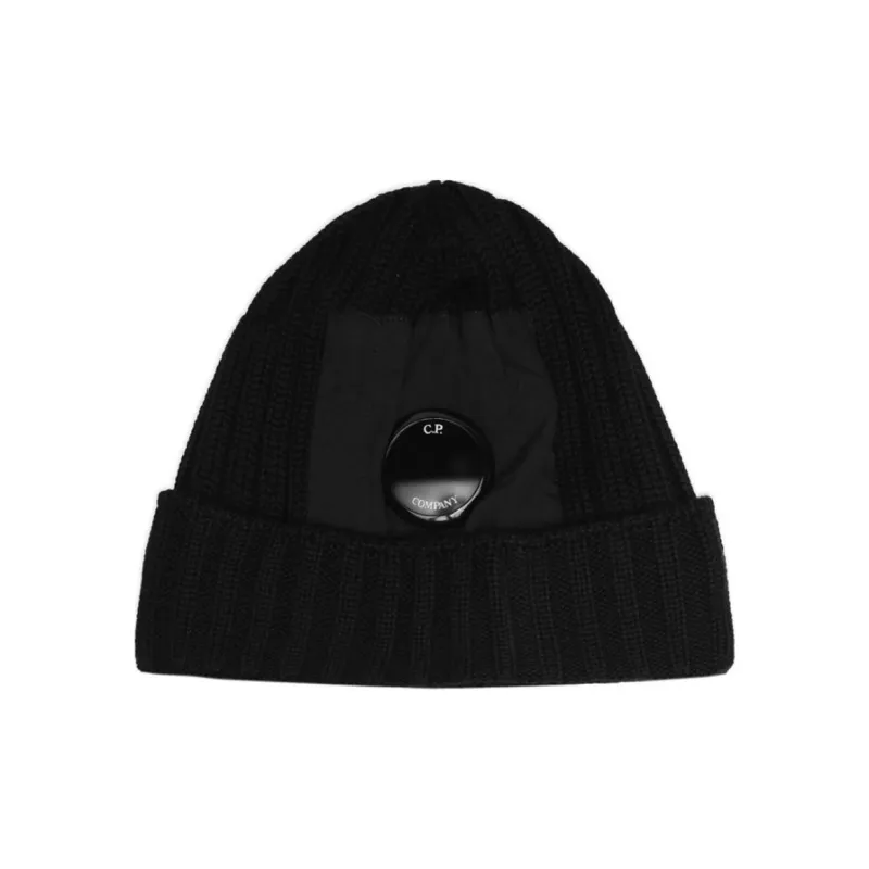 C.P.Company Merino Wool Beanies Men's Black-2