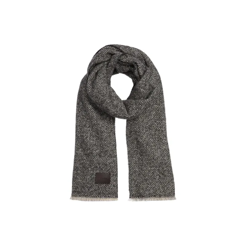 VINCE Cashmere Knit Scarves Women's Black-0
