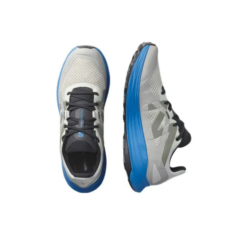 SALOMON ULTRA FLOW Anti-Slip Wear-Resistant Low-Top Running Shoes Men's Gray Blue-3