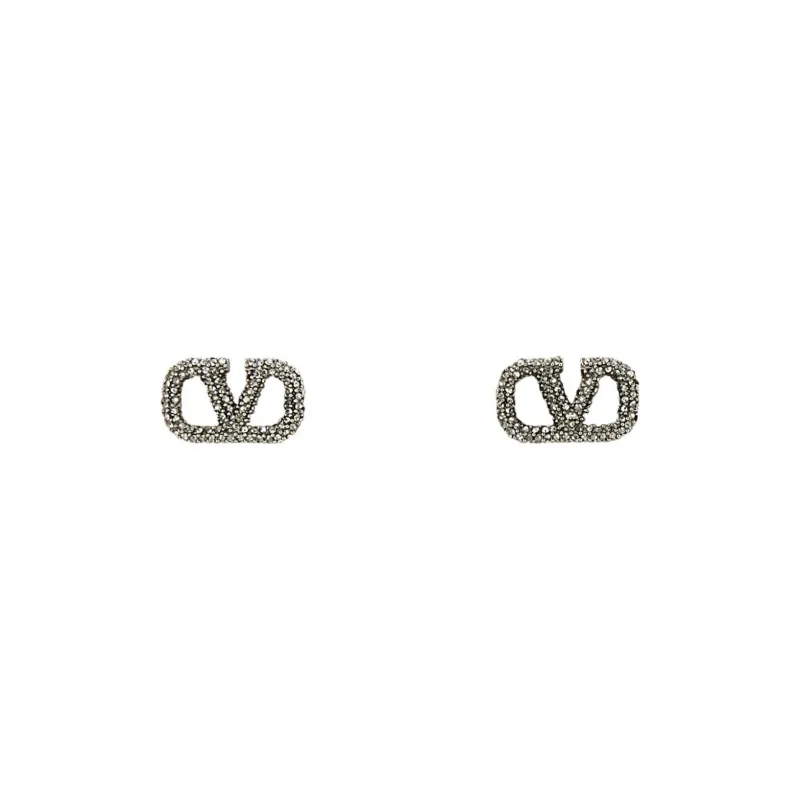 Valentino Brass Earrings Women's Silver-0