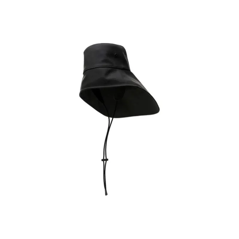 Burberry Cotton Polyester Sun Protection Hats Unisex Black-1