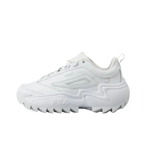 FILA Breathable Low-Top Casual Shoes Unisex White