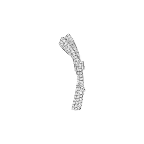 HEFANG 925 Sterling Silver Synthetic Cubic Zirconia Brooches Women's
