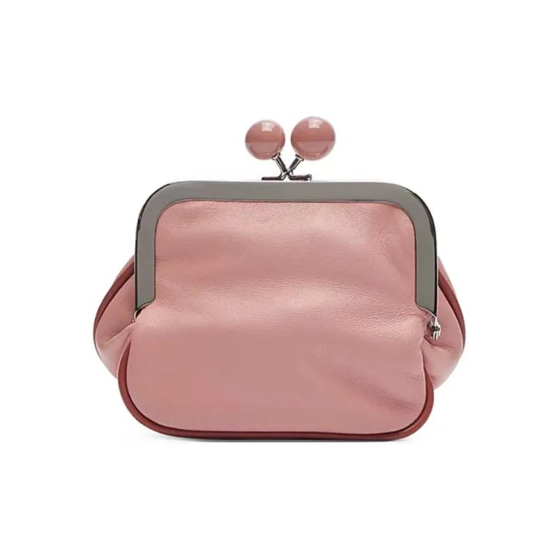 WEEKEND MaxMara Leather Shoulder Bag Mini Women's Pink-2