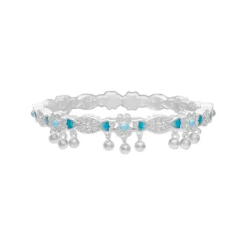 RURA S999 Fine Silver Bangles Women's Silver