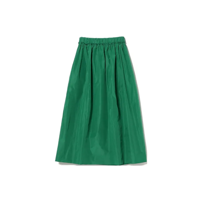 Beams Casual Long Skirts Women's Green-1