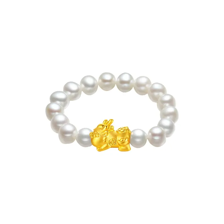 CHINA GOLD Pearl 18K Gold Rings Women's-0
