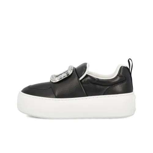 Roger Vivier Viv' Up Embellished Buckle Sneakers Women's